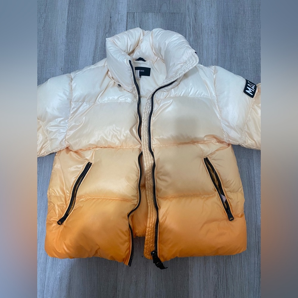 Puffer Jacket- Makage Evie Ombré - Duck Down Feather